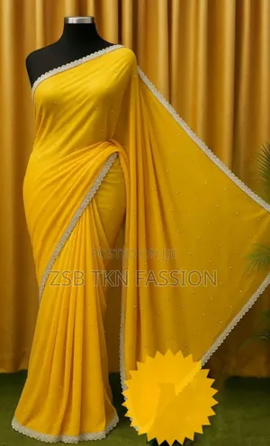 Soft Georgette Sharee নিখুঁত কারুকাজে তৈরি