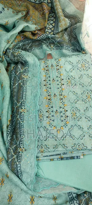 Photo - Pakistani Inspired Unstitched Cotton Dress