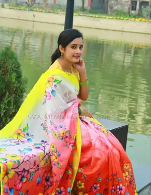 হাফ সিল্ক শাড়ী