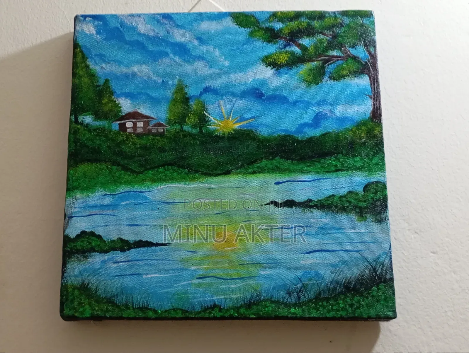 Hand Painted Beautiful Painting