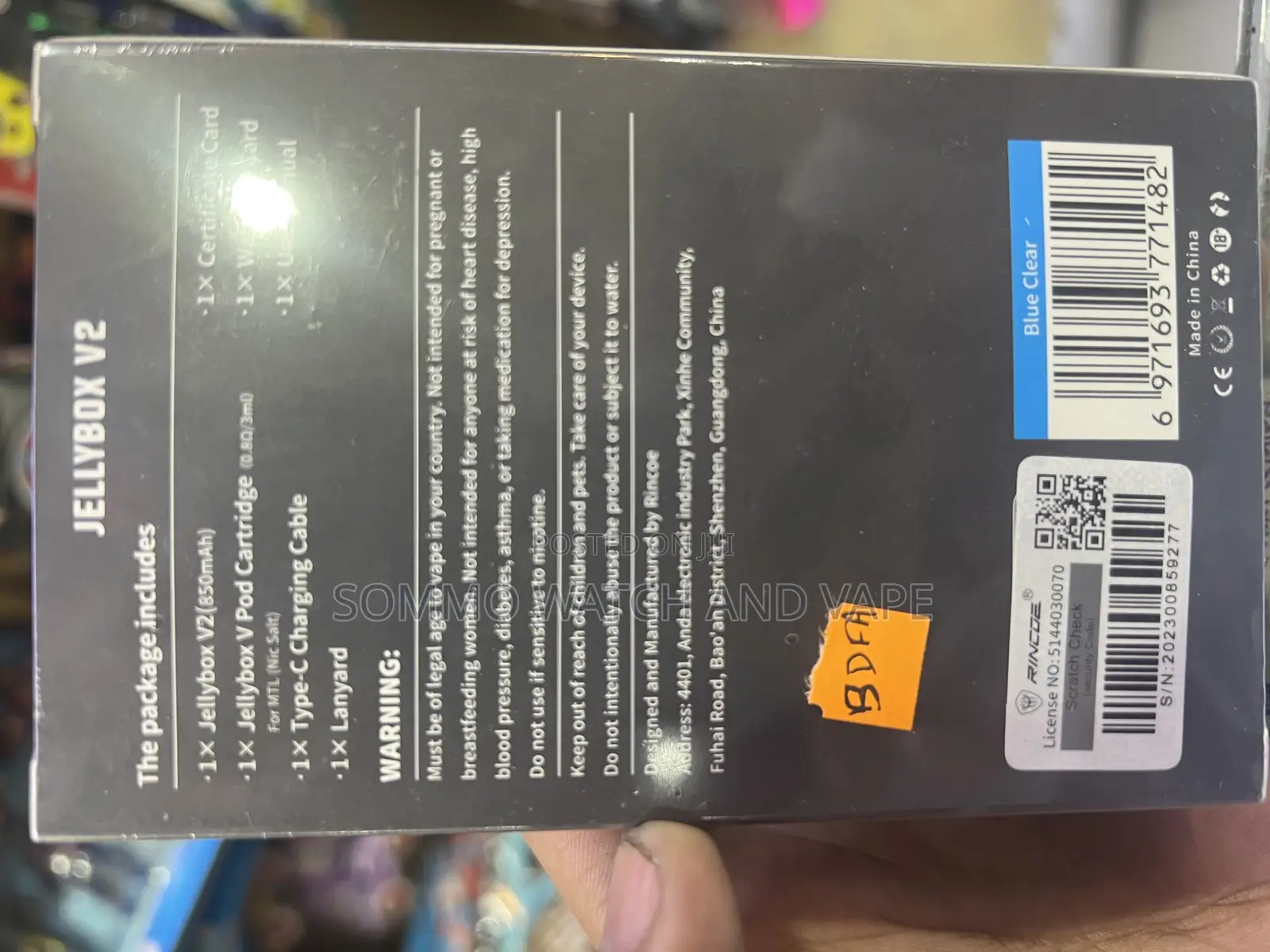 Rincoe Jellybox V2 Vape Podsystem(Unused)