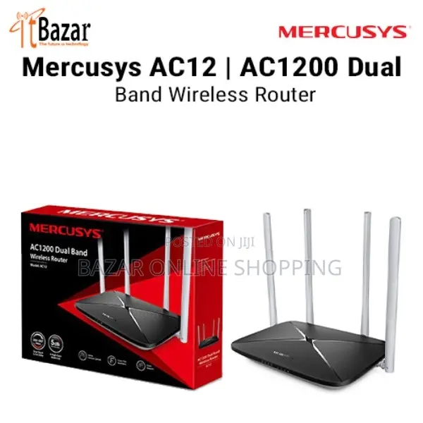 Combo Pack Mercusys Ac1200 Dual Band Wifi Router Dbc Uno