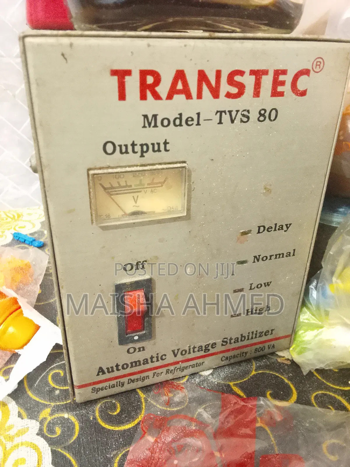 Transtec (Model -TVS-80) Autocratic Voltage Stabilizer