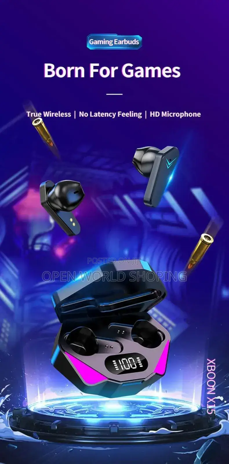 Earbud Esport Gaming Headset Gamer