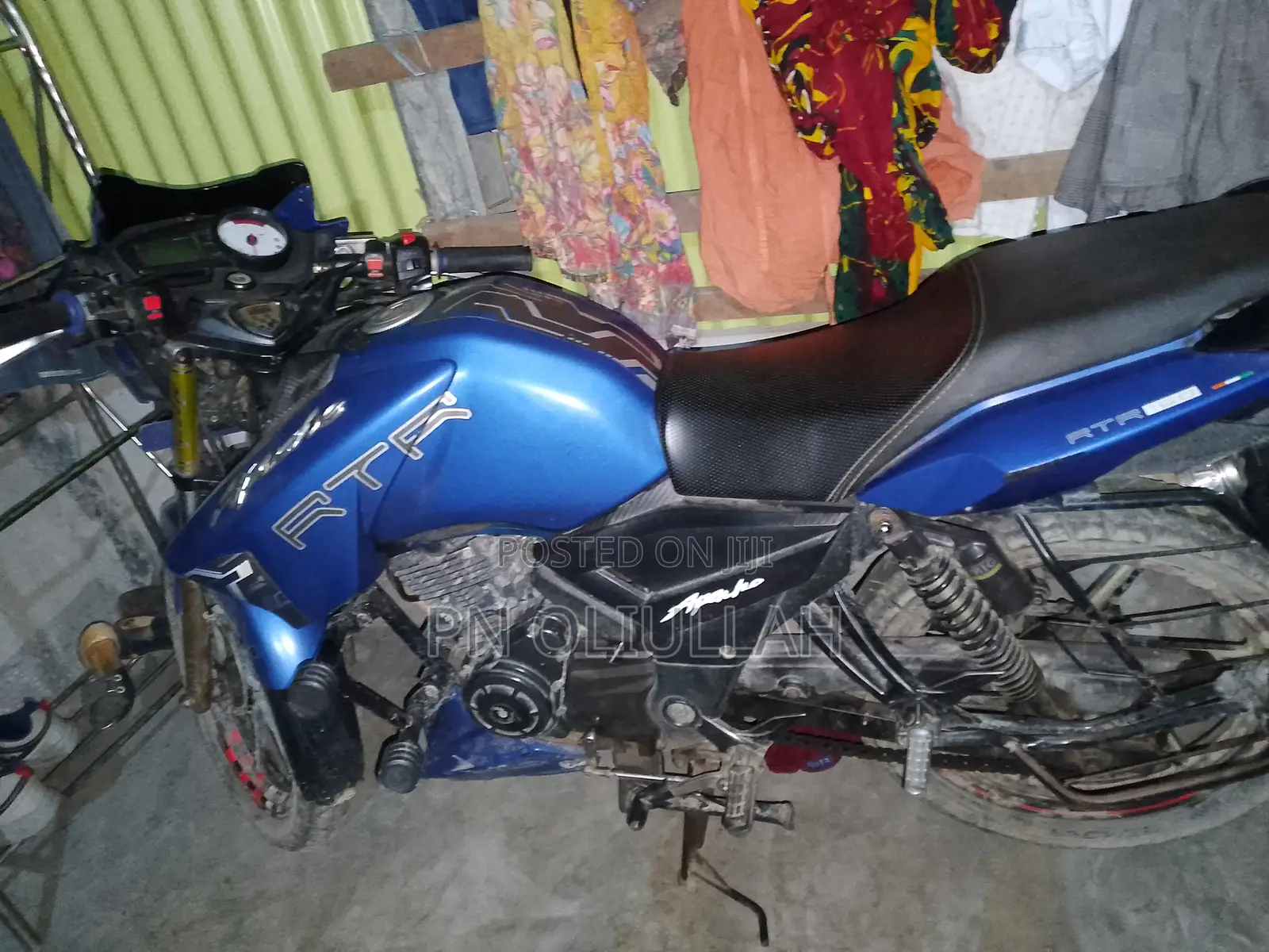 TVS Apache 160 4V 2019 Blue