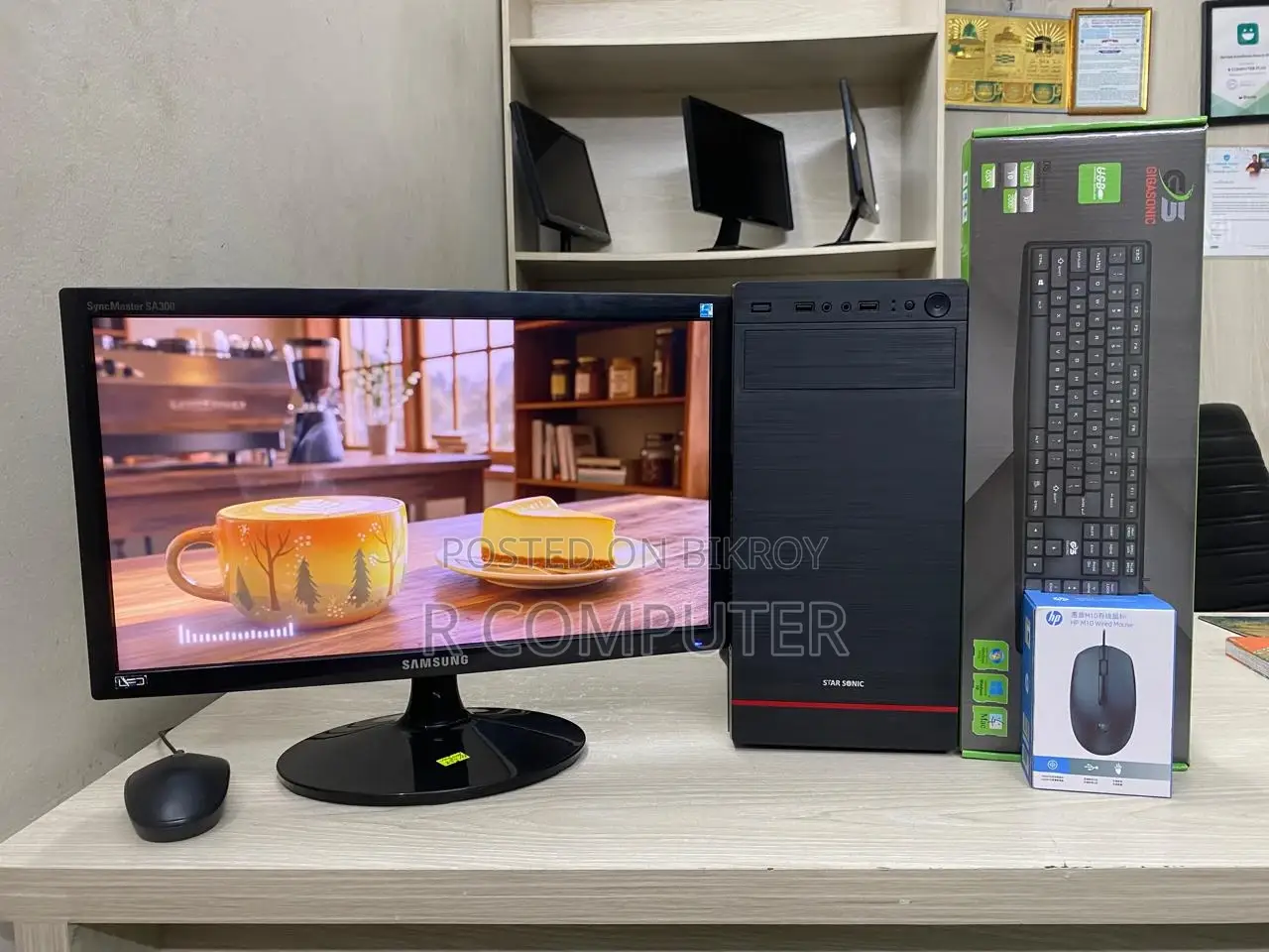 Desktop Computer 8GB Intel Core i3 SSD 128GB