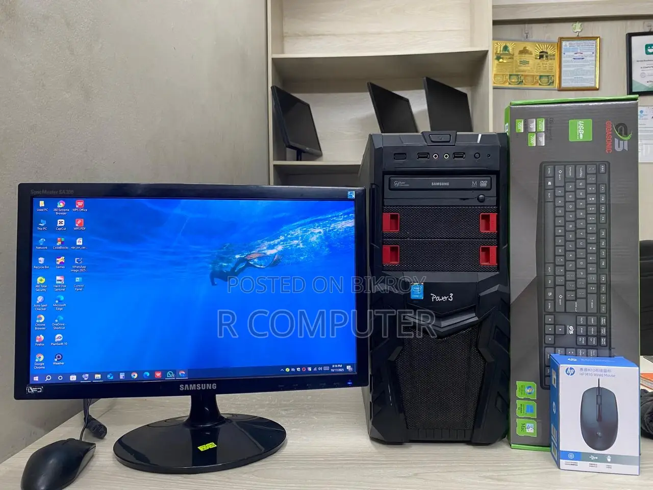 Desktop Computer 4GB Intel Core I7 SSD 128GB