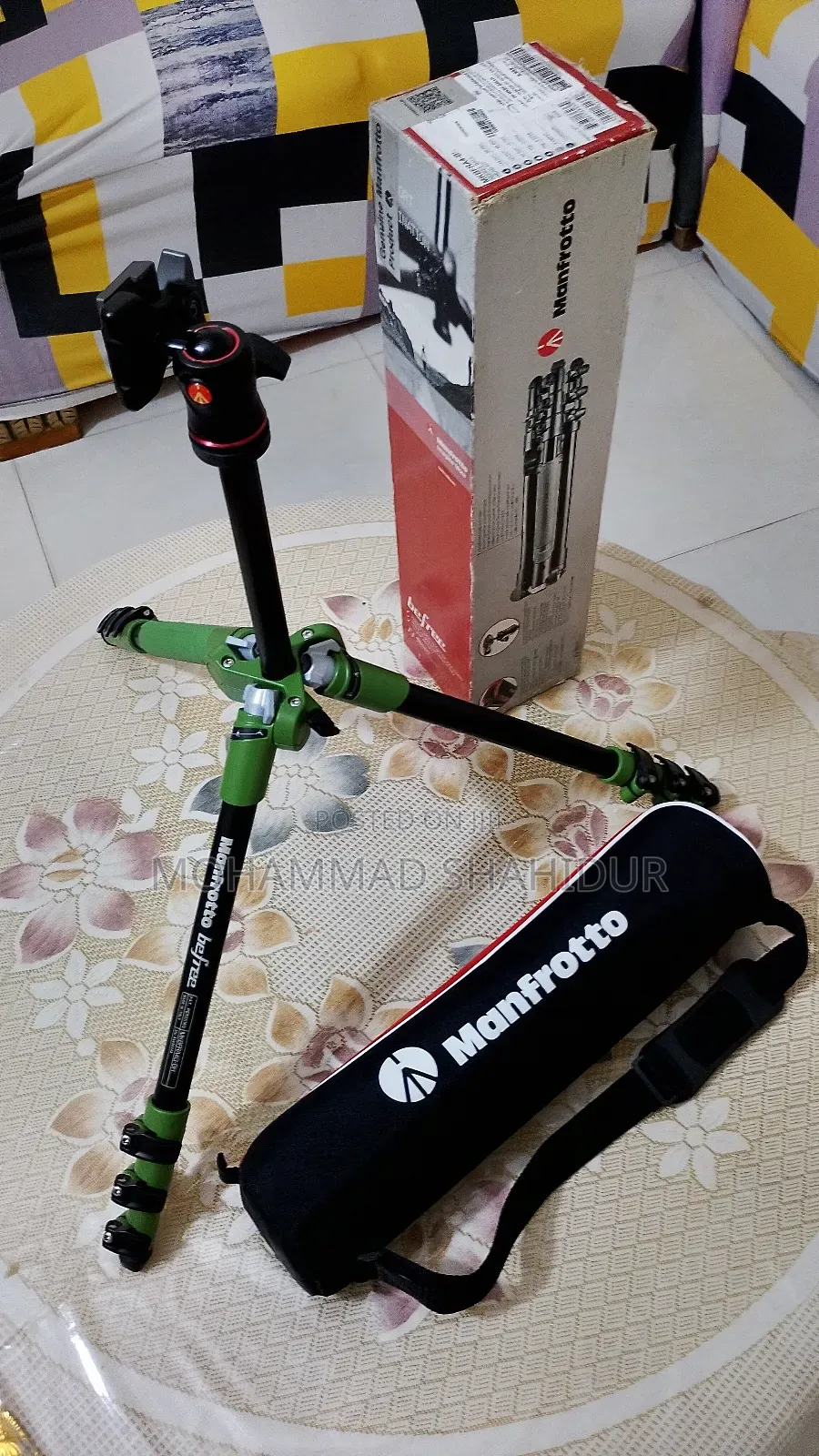 Befree Aluminum Travel Tripod With Ball Head Brand New Condition.