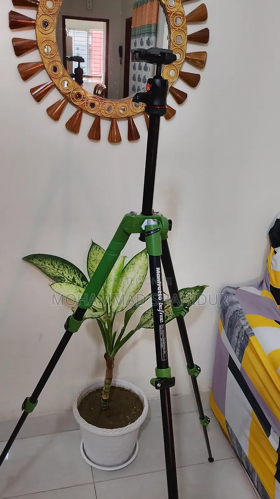 Befree Aluminum Travel Tripod With Ball Head Brand New Condition.