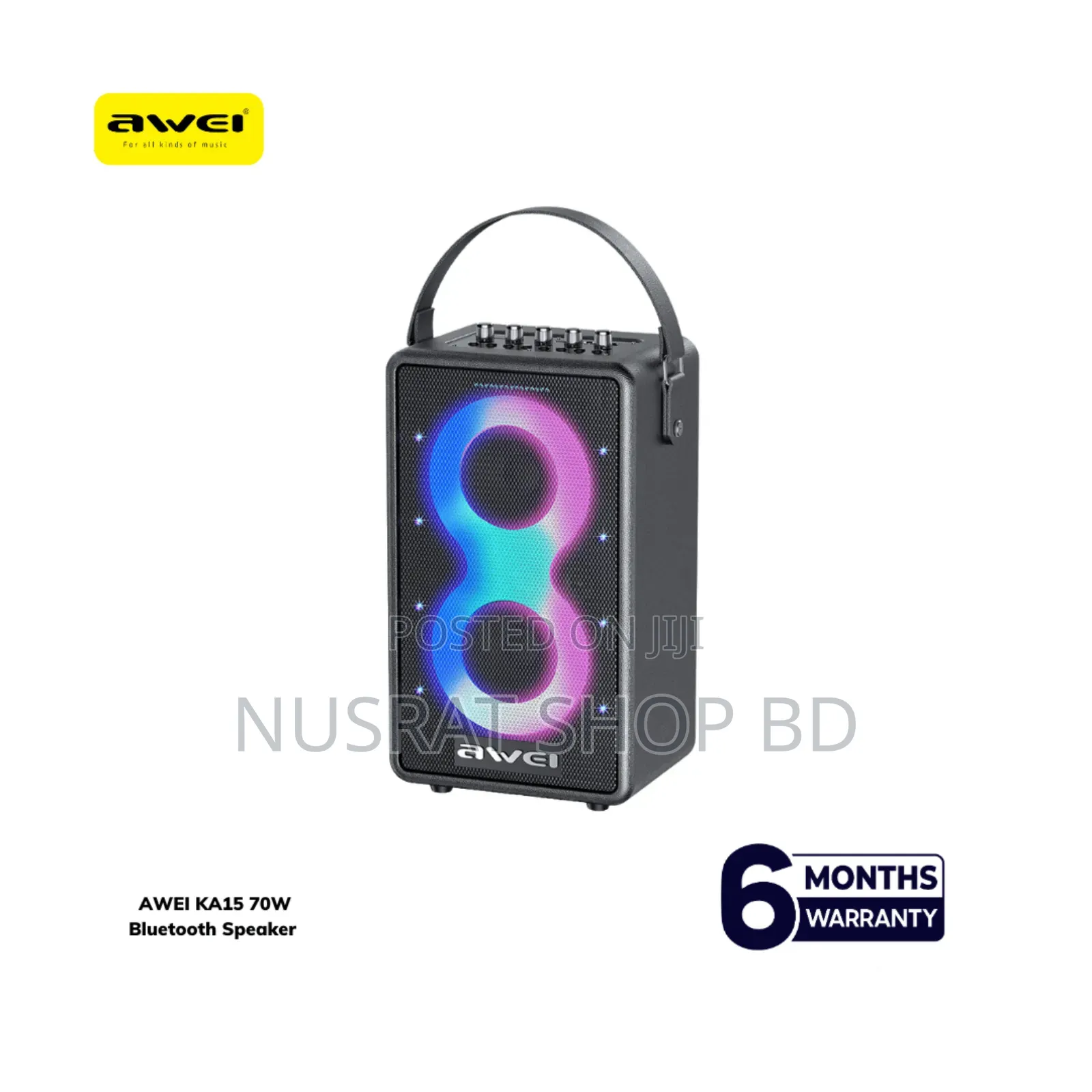 Awei Ka15 70w Portable Bluetooth Speaker Code : 8975 Price : ৳12000