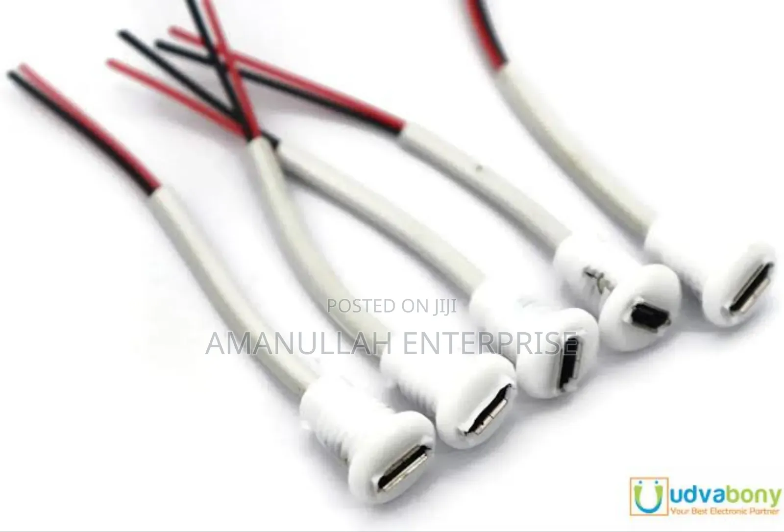 Micro Usb Female Socket Panel Mount With a Cable