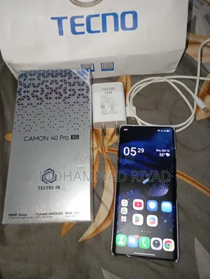 New Tecno Camon 40 Pro 256 GB Black