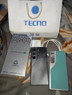New Tecno Camon 40 Pro 256 GB Black