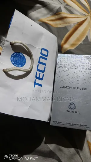 New Tecno Camon 40 Pro 256 GB Black
