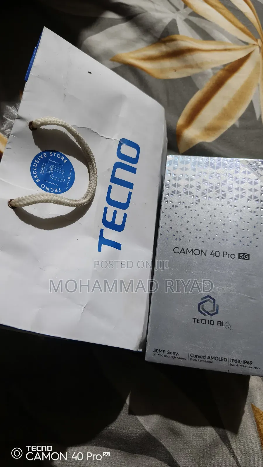 New Tecno Camon 40 Pro 256 GB Black