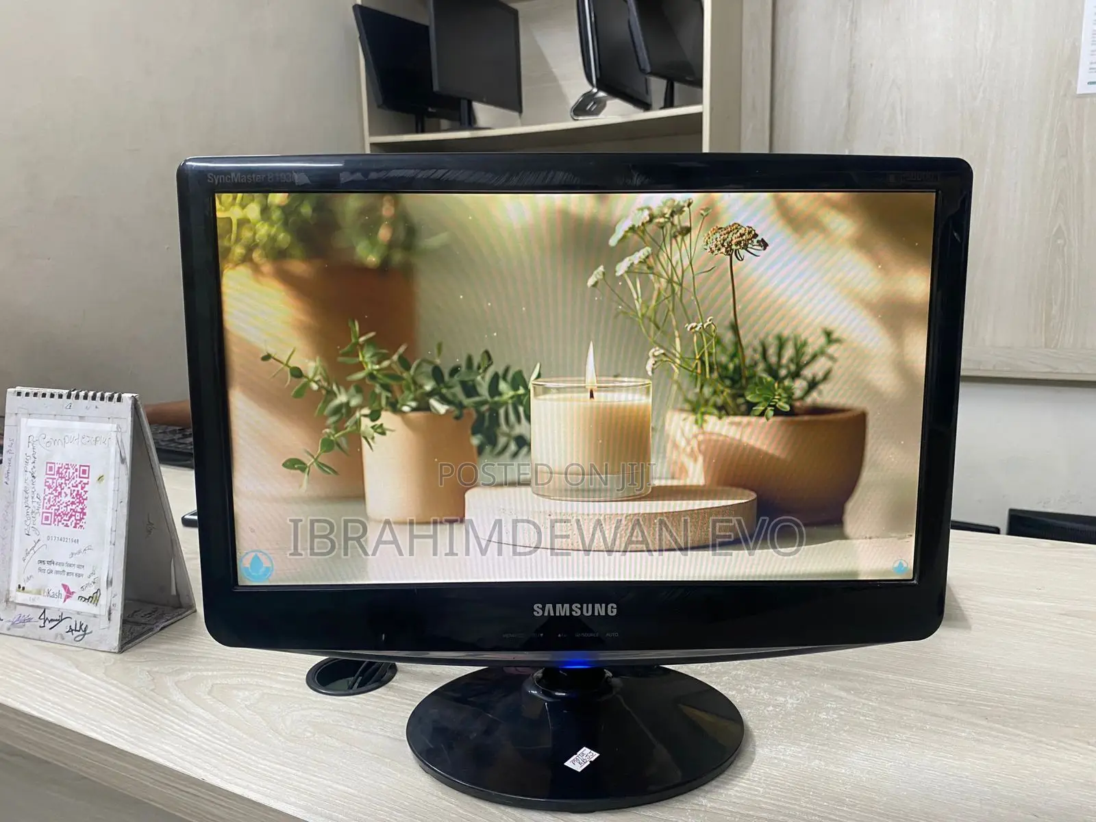 Samsung 19" Monitor, Resolution (1366x768),Model : B1930