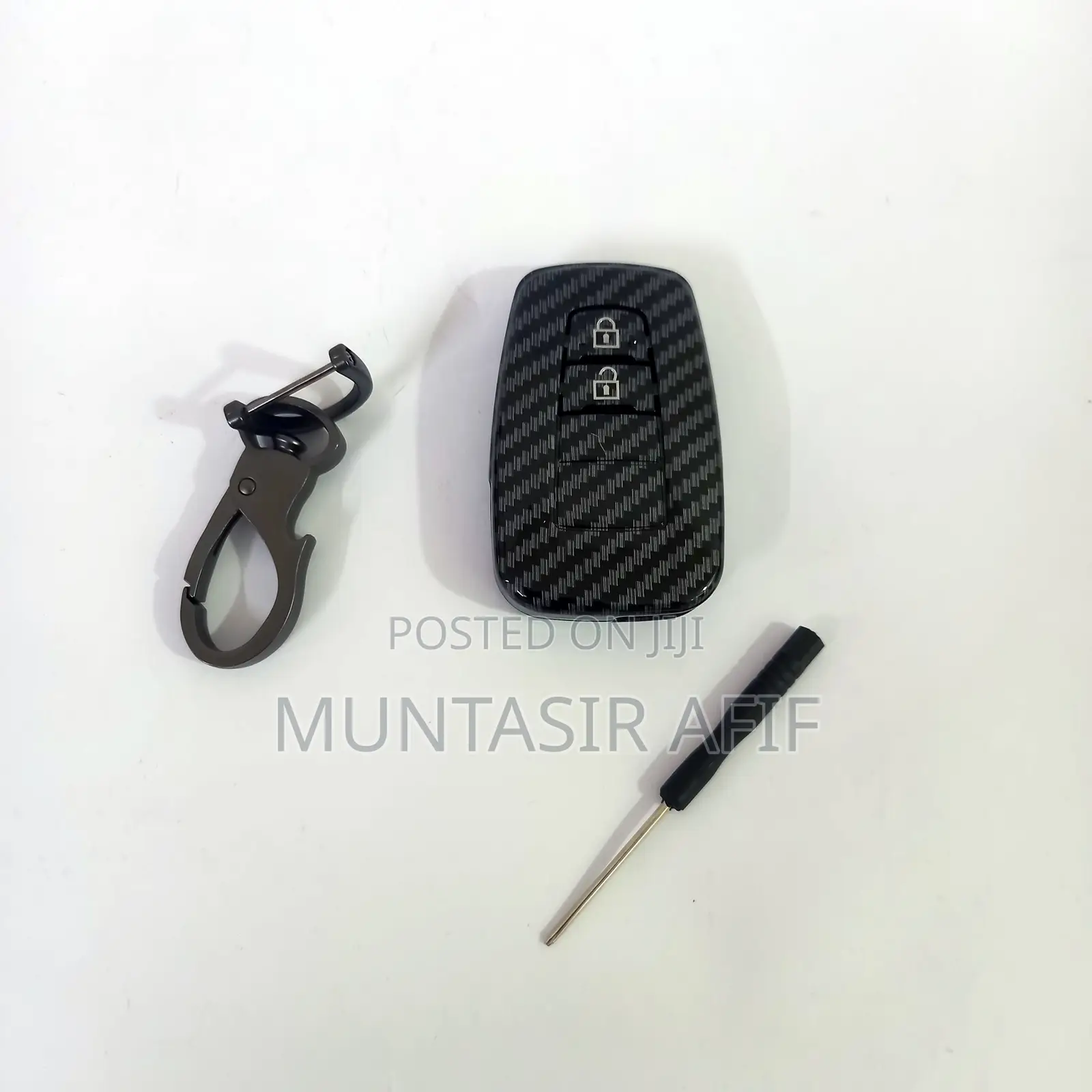 Premium Carbon Fiber Car Key