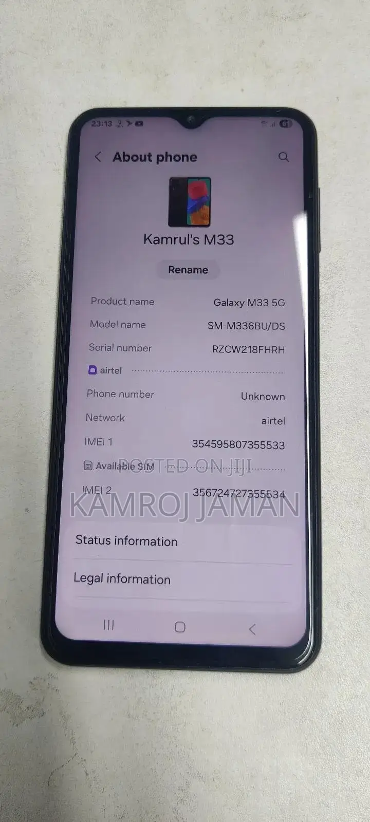 Samsung Galaxy M33 128 GB Gold