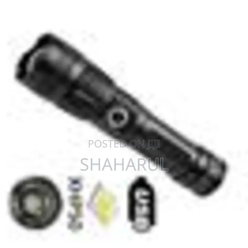 Rechargeable Waterproof Zoom Led Flashlight Usb Torch Light (Xhp 50)