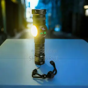 Gearup Rechargeable Flashlight 10w Cob + Led Torchlight