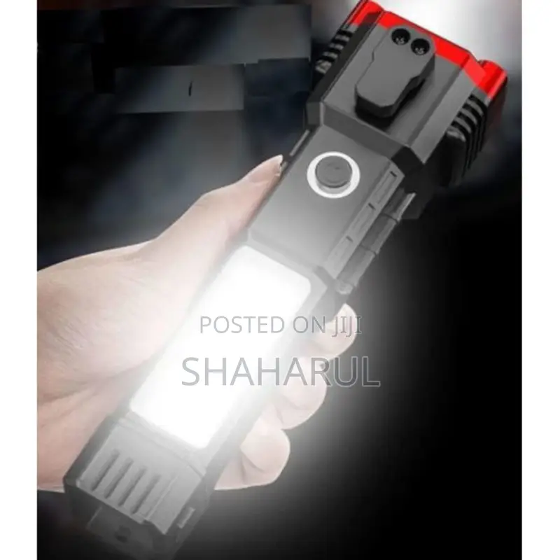 Rechargeable Torch Led Flashlight With Power Bank