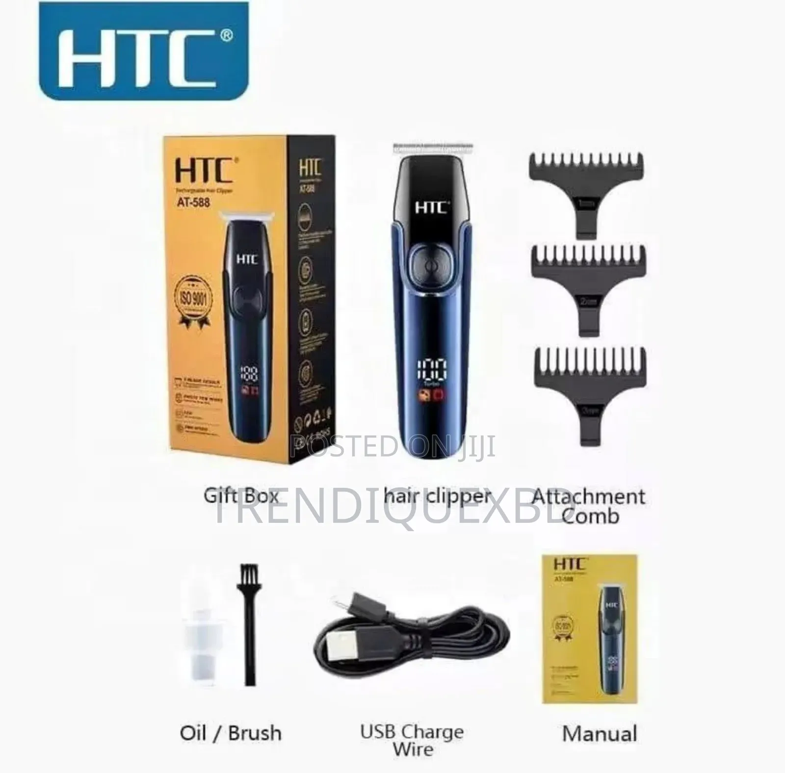 HTC at-588 Beard Trimmer Hair Clipper for Men