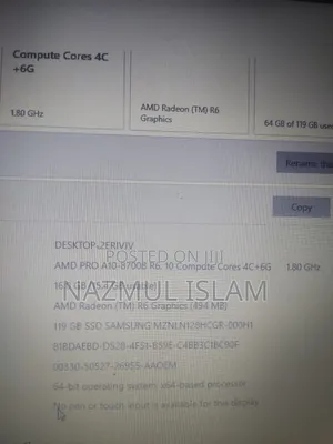 Laptop HP EliteBook 725 16GB AMD A10 SSD 128GB