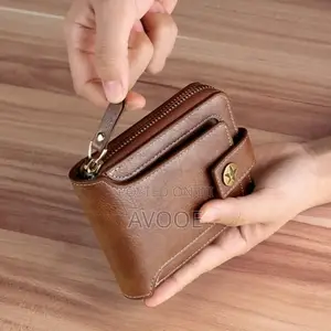 Multifunction Evgatsauto Brand Leather Zipper Wallet