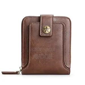 Multifunction Evgatsauto Brand Leather Zipper Wallet