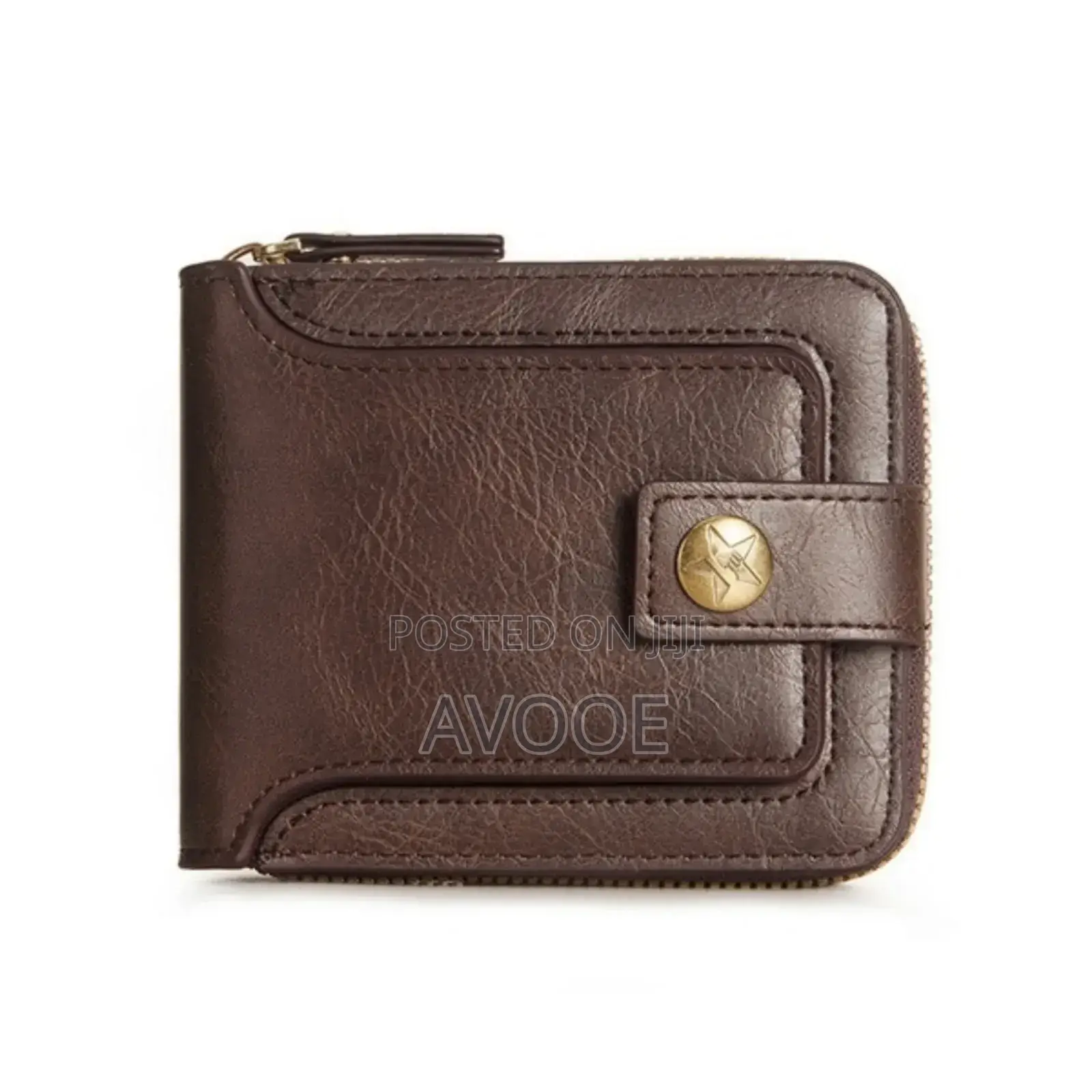 Multifunction Evgatsauto Brand Leather Zipper Wallet