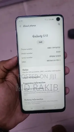 Photo - Samsung Galaxy S10 128 GB Silver