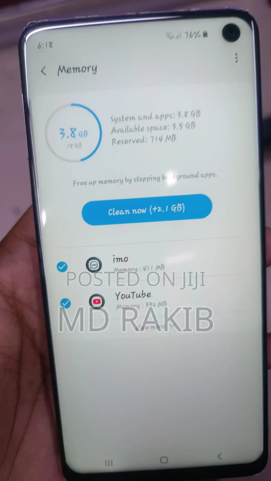 Samsung Galaxy S10 128 GB Silver