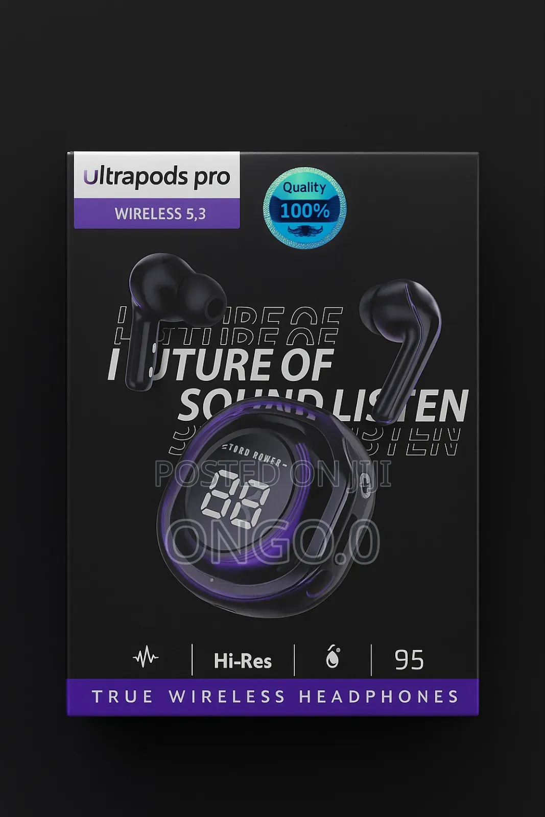 [Code:006] Ultrapods Pro - Earbuds ( Black )