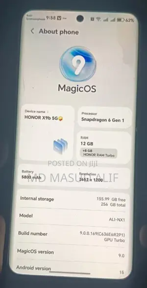 Honor X9b 5G 256 GB Gold