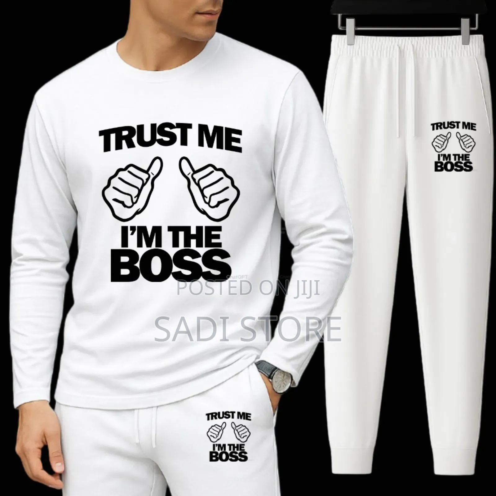 Drop Shoulder Tshirt and Trouser Set