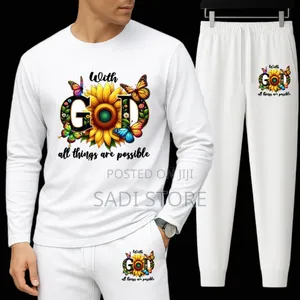 Drop Shoulder Tshirt and Trouser Set