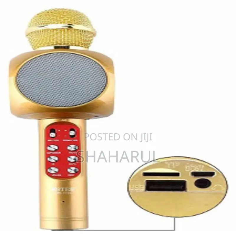 Wster Ws-1816 Wireless Karaoke Microphone With Speaker