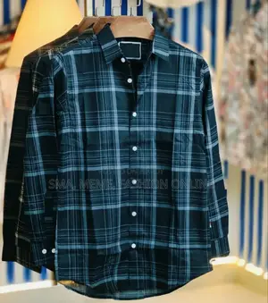 Pure Cotton Full Sleeve Check Print Shirt for Men's