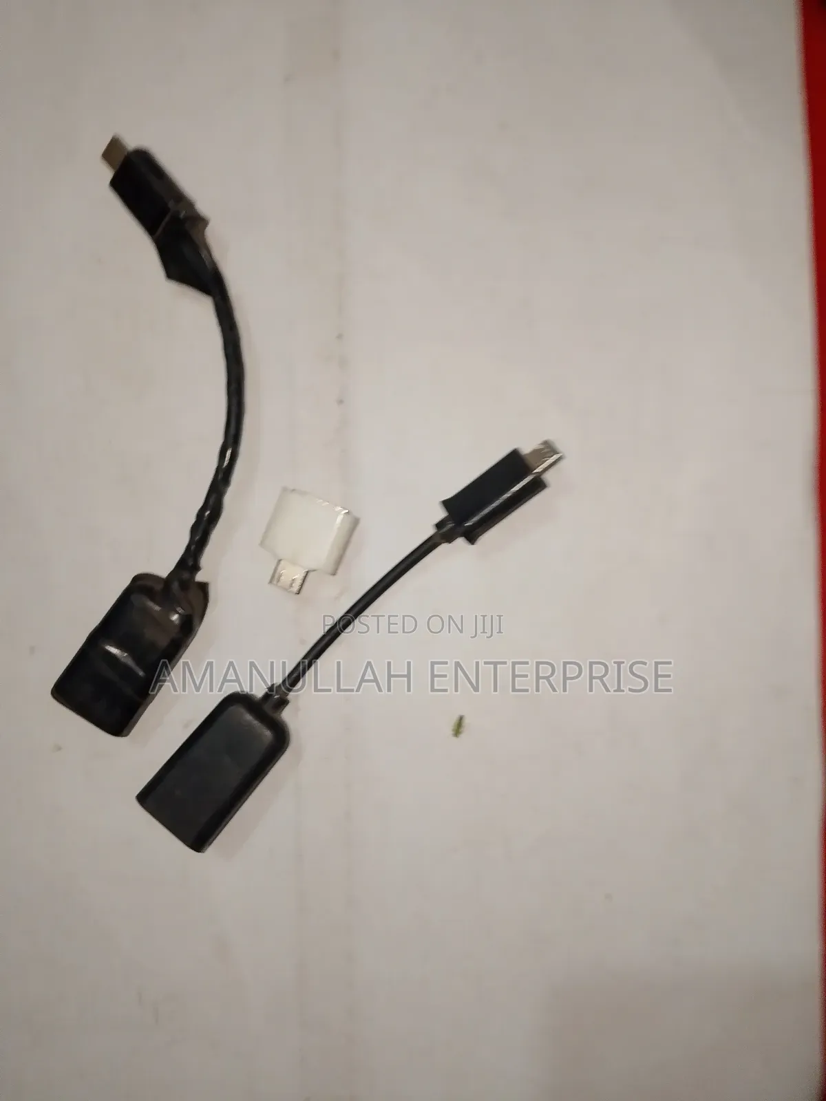 Otg (On-the-Go) Adapter. Connect a Usb Flash Drive or Usb a Cable.