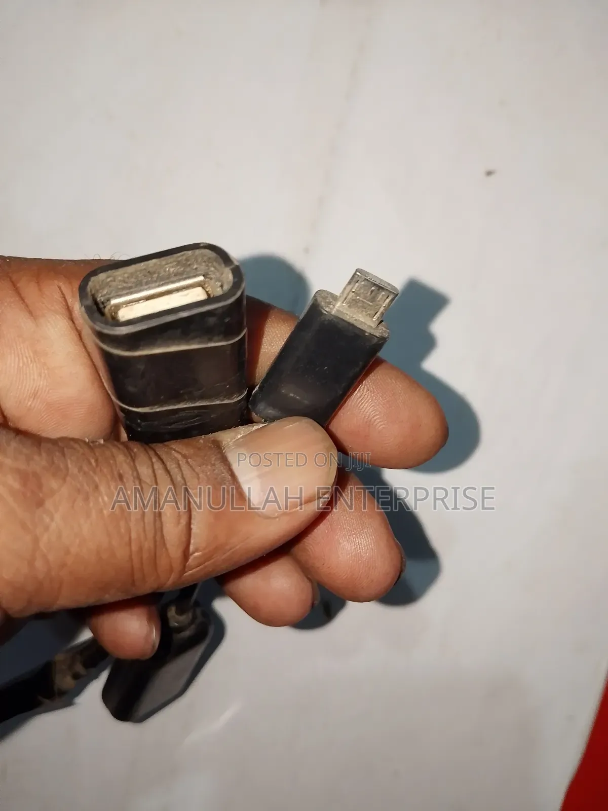 Otg (On-the-Go) Adapter. Connect a Usb Flash Drive or Usb a Cable.
