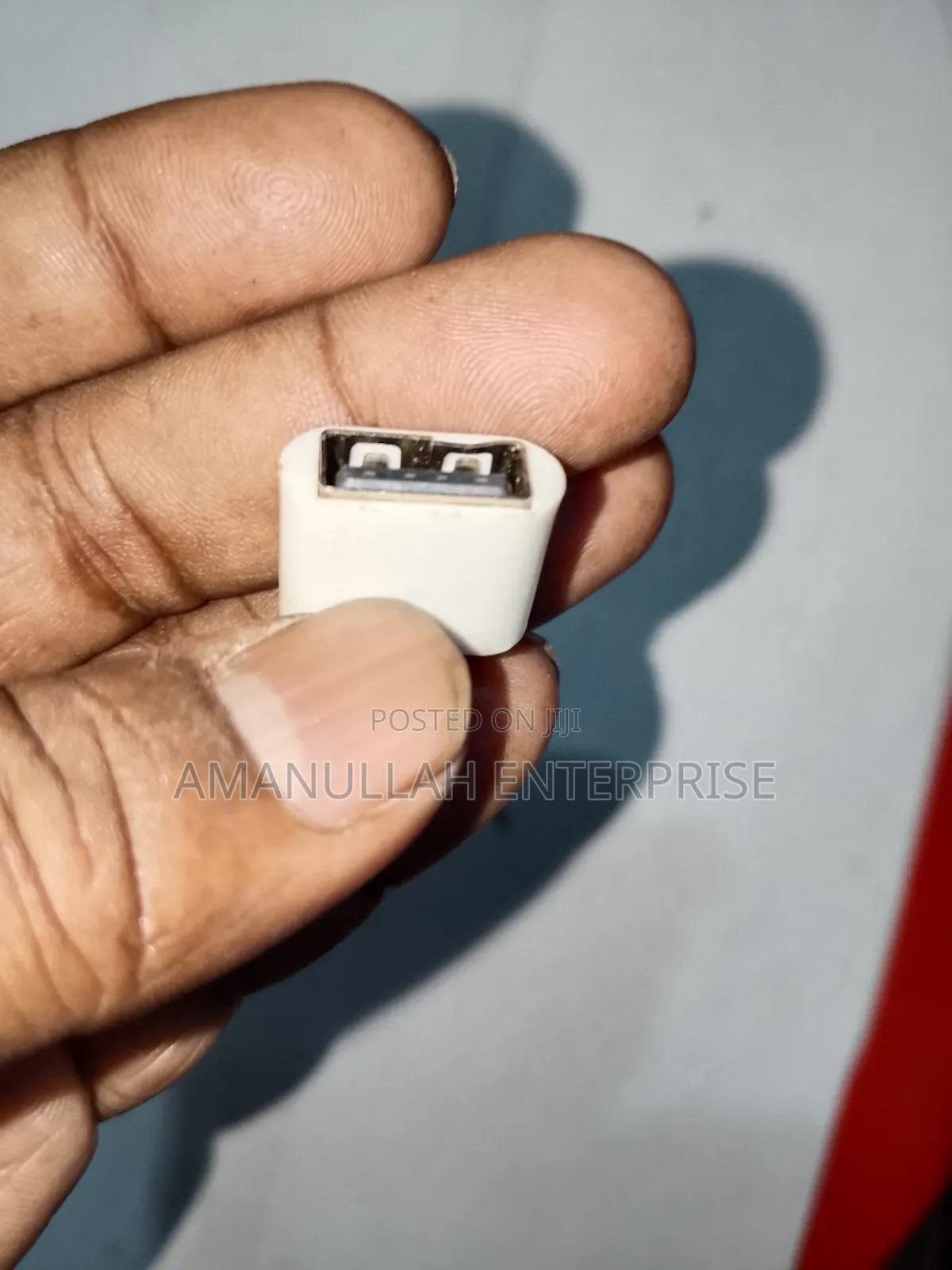 Otg (On-the-Go) Adapter. Connect a Usb Flash Drive or Usb a Cable.