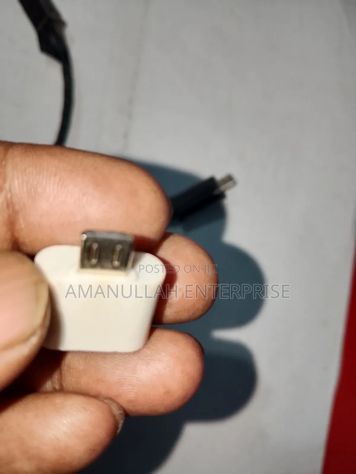 Otg (On-the-Go) Adapter. Connect a Usb Flash Drive or Usb a Cable.