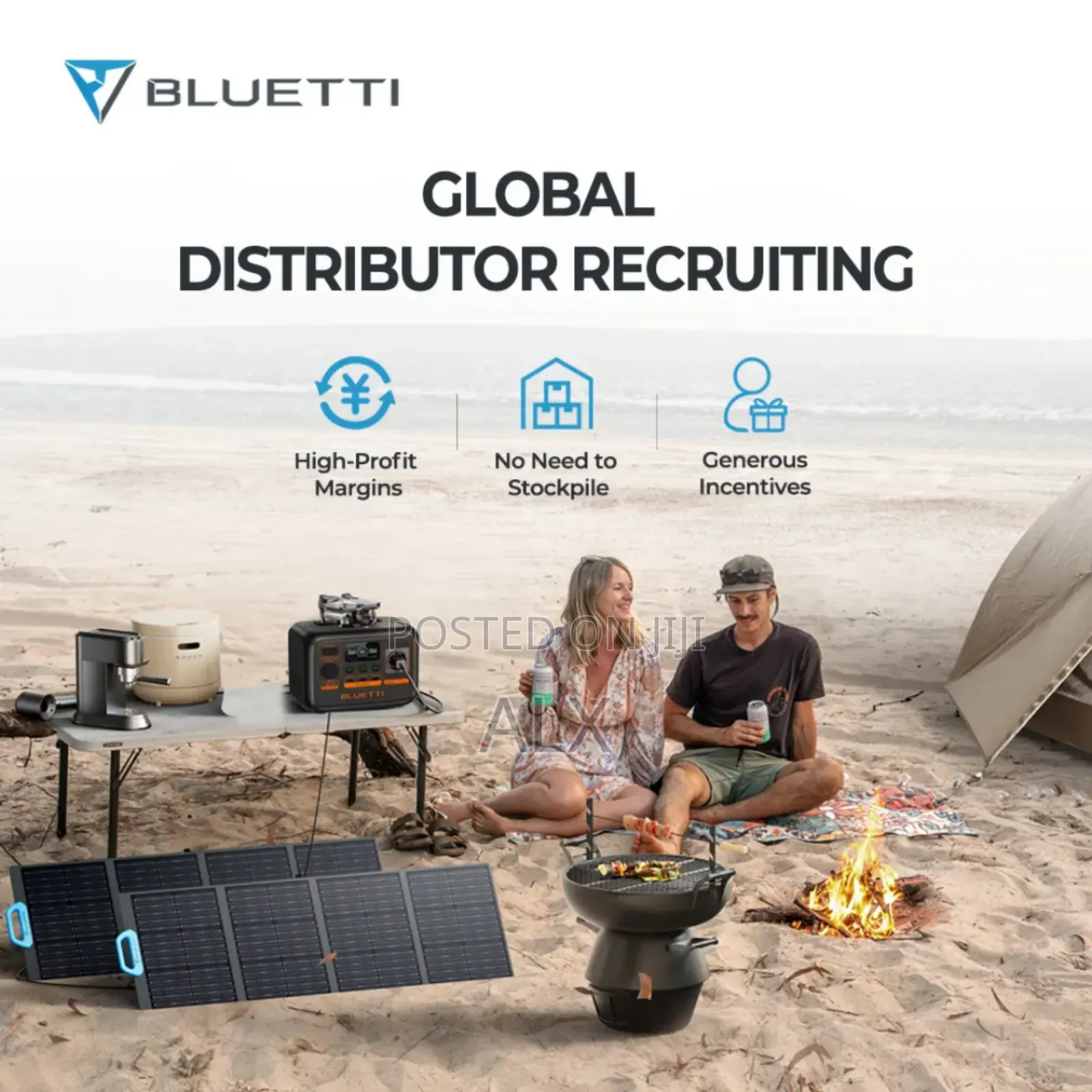 Bluetti Premium Ac2p Portable Power Station | 300w 230.4wh
