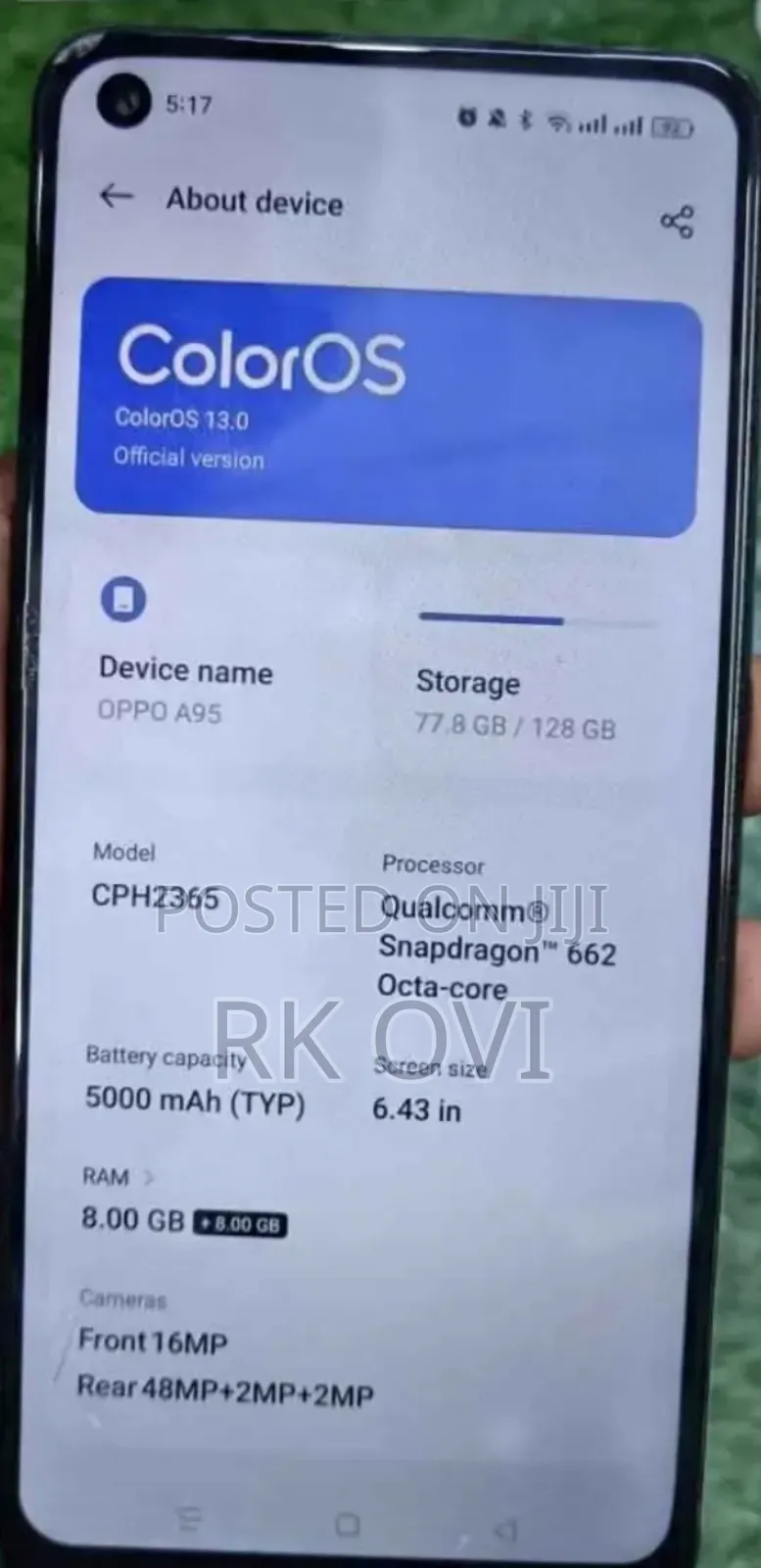 Oppo A95 128 GB White