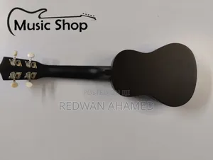 Black Premium Ukulele With Bag, Picks, Belt.