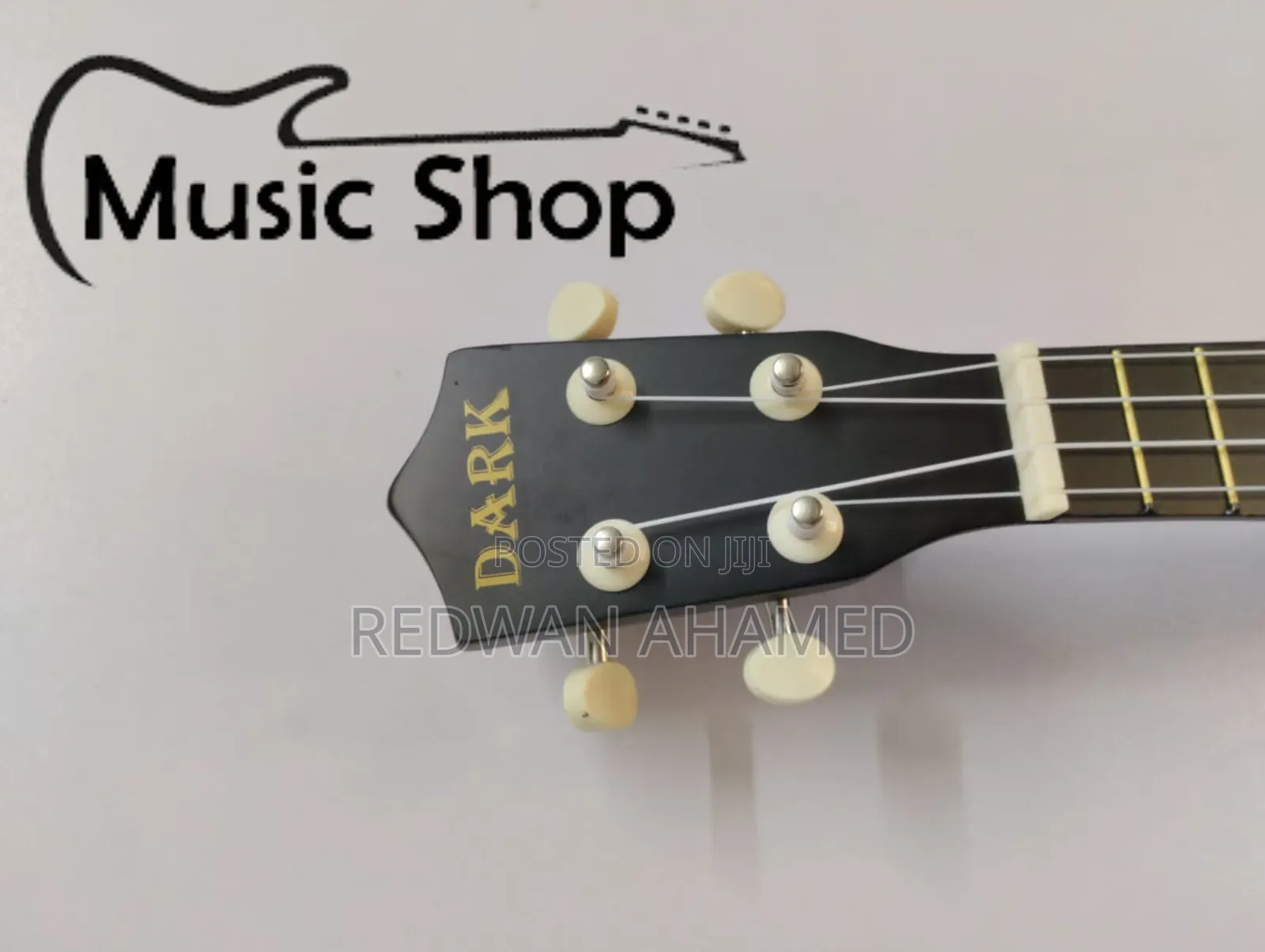 Black Premium Ukulele With Bag, Picks, Belt.