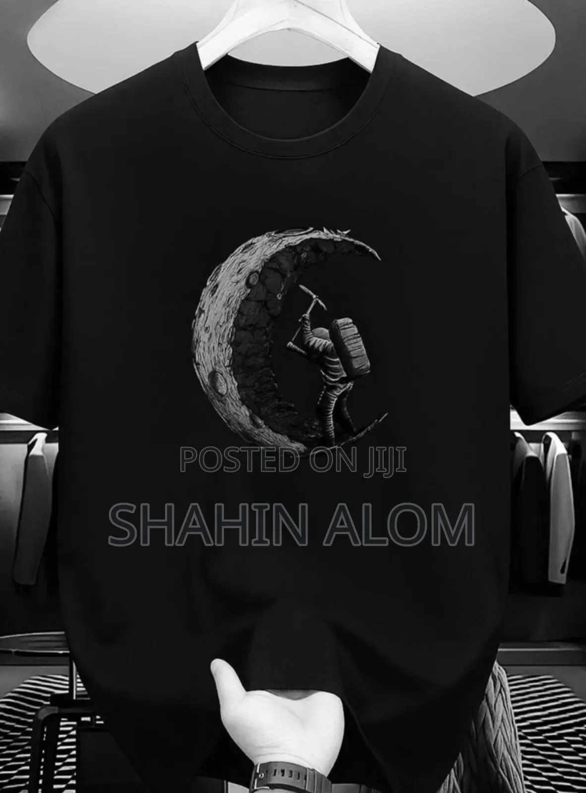 Drop Shoulder Tshirt With DTF Print