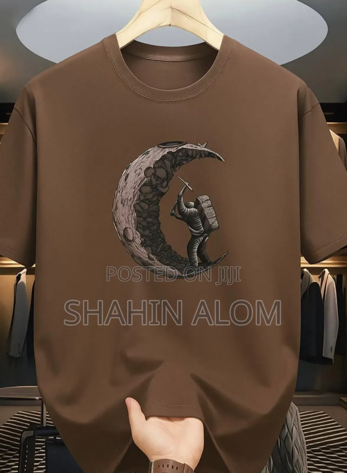 Drop Shoulder Tshirt With DTF Print