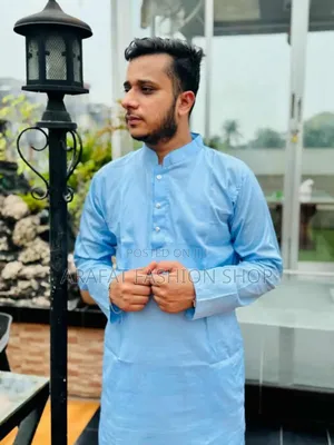 Photo - Burmese Cotton Is One Color Punjabi