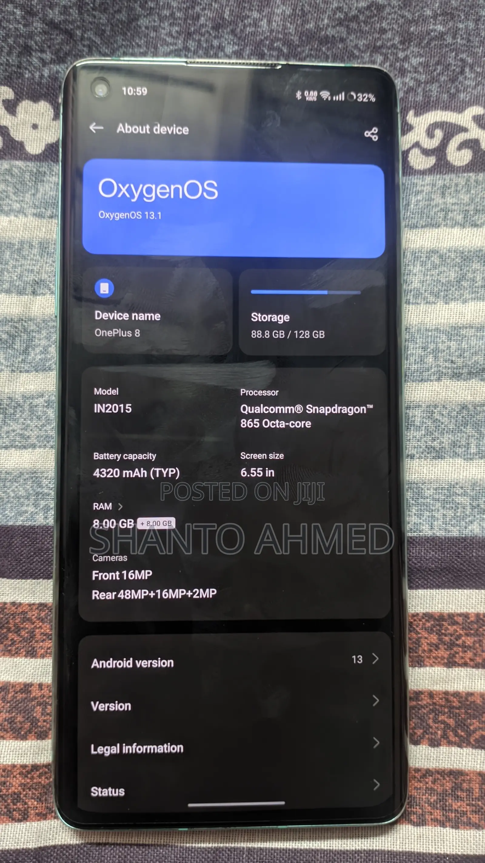 OnePlus 8 128 GB Blue